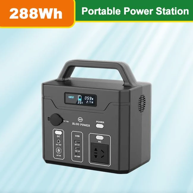Compact 288Wh Power Station 220V Indoor Appliances